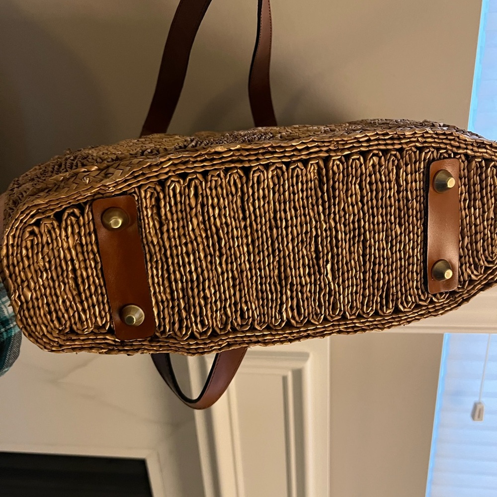 Patricia Nash Palmanova Leather and Woven Shoulder Bag - Picture 5 of 7